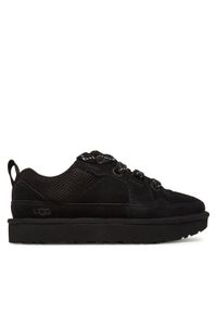 Ugg Sneakersy W Lo Lowmel 1168890 Czarny. Kolor: czarny. Materiał: skóra, zamsz