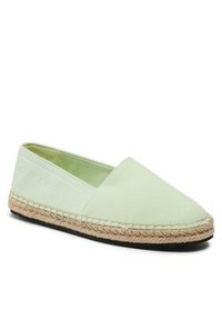 Calvin Klein Espadryle Esapdrille He-Canvas HW0HW01546 Zielony. Kolor: zielony. Materiał: materiał #3