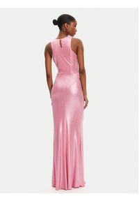 Babylon Sukienka wieczorowa MF0204 Różowy Regular Fit. Kolor: różowy. Materiał: syntetyk. Styl: wizytowy #2