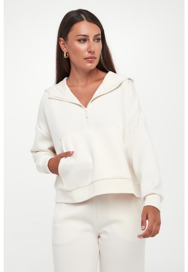 Armani Exchange - Bluza damska z kapturem ARMANI EXCHANGE. Typ kołnierza: kaptur