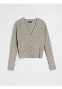 Sinsay - Sweter z ozdobnymi guzikami - szary. Kolor: szary