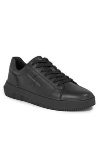 Calvin Klein Jeans Sneakersy Chunky Cupsole Mono Lth YM0YM00681 Czarny. Kolor: czarny. Materiał: skóra