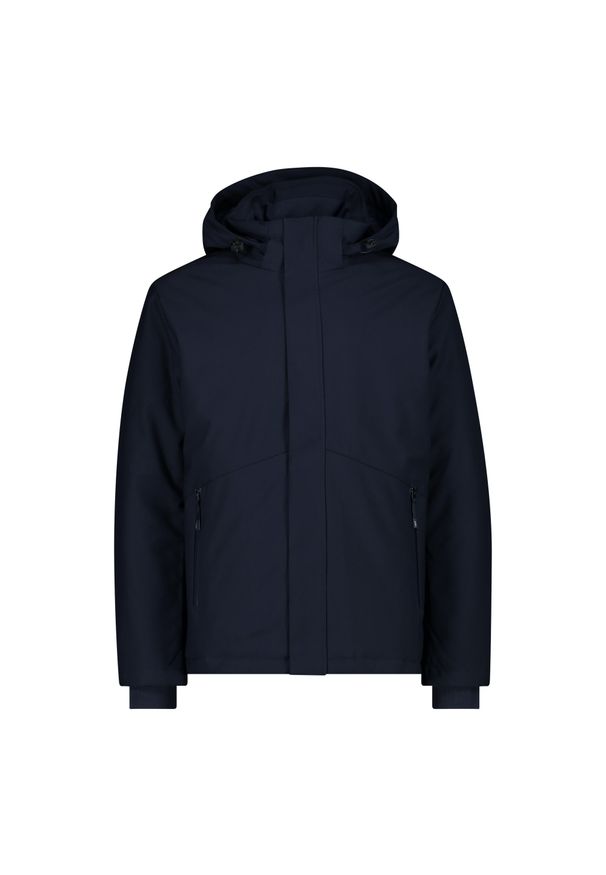 Kurtka męska turystyczna CMP 34K0197. Typ kołnierza: kaptur. Kolor: niebieski. Materiał: softshell