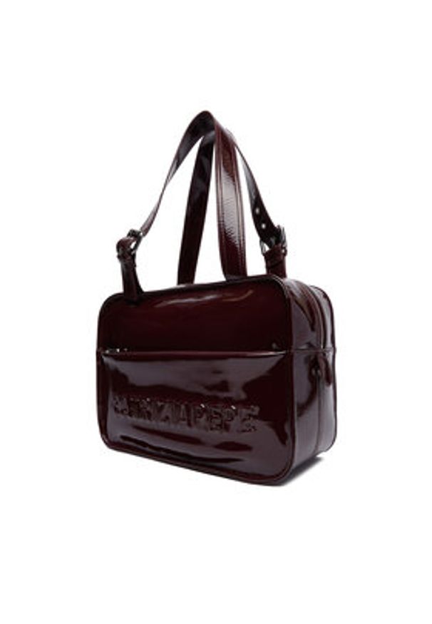 Patrizia Pepe Torebka 2B0125/L170-M558 Fioletowy. Kolor: fioletowy. Materiał: skórzane