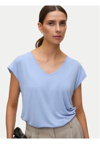 Vero Moda T-Shirt Filli 10247666 Błękitny Relaxed Fit. Kolor: niebieski. Materiał: syntetyk #4