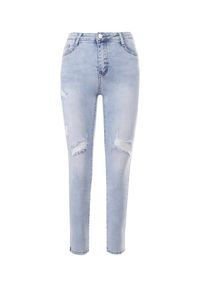 Born2be - Jasnoniebieskie Jeansy Skinny Panissa. Kolor: niebieski #6