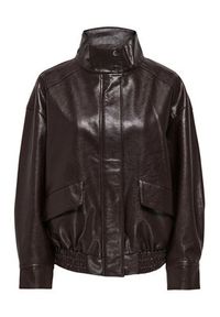 only - ONLY Kurtka z imitacji skóry Julia 15373024 Brązowy Loose Fit. Kolor: brązowy. Materiał: skóra #6