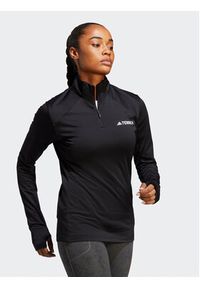 Adidas - adidas Bluza Terrex Multi 1/2 Zip Fleece Sweatshirt HT9525 Czarny Slim Fit. Kolor: czarny. Materiał: syntetyk #5