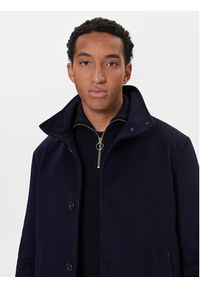 PAUL & SHARK - Paul&Shark Płaszcz wełniany 15312418 Granatowy Regular Fit. Kolor: niebieski. Materiał: kaszmir #4