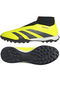 Adidas - Buty piłkarskie adidas Predator League Ll Tf IF1024 żółte. Kolor: żółty. Materiał: syntetyk, guma. Sport: piłka nożna #2