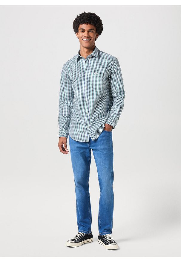 Wrangler - MESKIE SPODNIE WRANGLER LARSTON RUSTIC 112350841. Okazja: na co dzień. Styl: klasyczny, vintage, elegancki, casual, sportowy