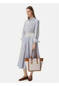 TOMMY HILFIGER - Tommy Hilfiger Torebka Th Script Tote Canvas AW0AW18829 Kremowy. Kolor: kremowy #1