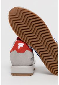 Fila - Buty Retronique. Nosek buta: okrągły. Zapięcie: sznurówki. Kolor: biały. Materiał: guma #3