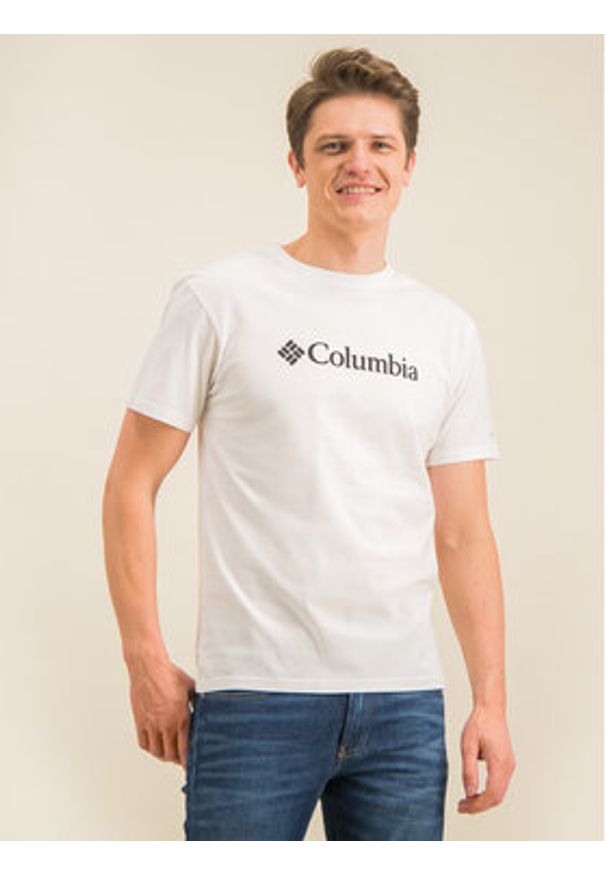 columbia - T-Shirt Columbia. Kolor: biały
