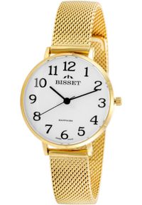 Szwajcarski zegarek damski Bisset BSBF32 złoty bt. Kolor: złoty #1