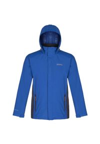 Regatta - Męska Kurtka Przeciwdeszczowa. Kolor: zielony, czarny, niebieski, wielokolorowy. Sport: turystyka piesza #1