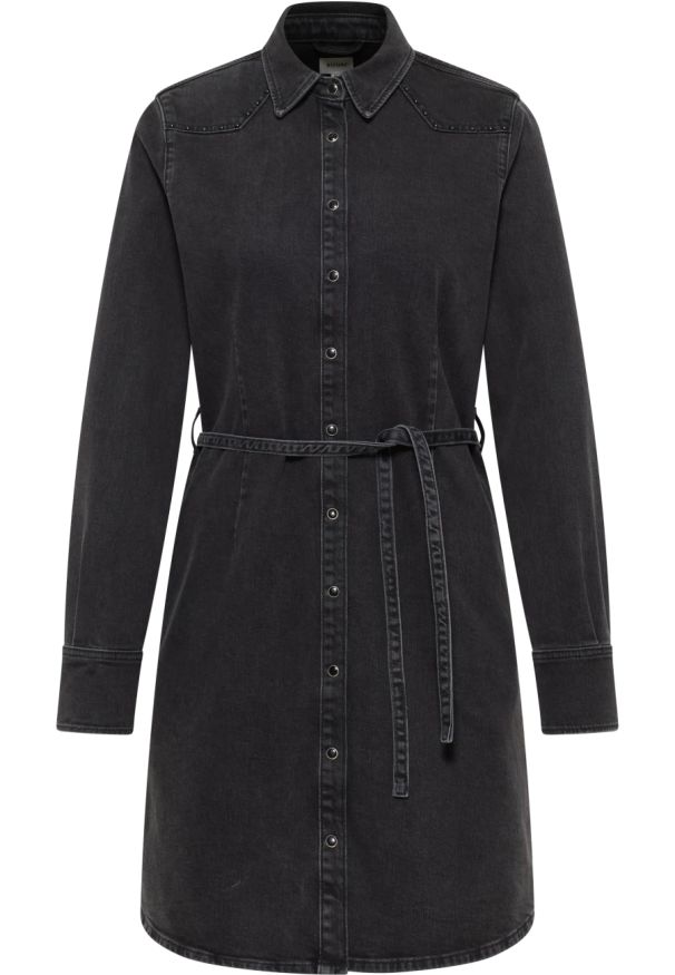 Damska Sukienka Mustang Style Ravenna Dress Denim Black 1016009 4000 801. Materiał: denim