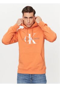 Calvin Klein Jeans Bluza J30J320805 Pomarańczowy Regular Fit. Kolor: pomarańczowy. Materiał: bawełna #1