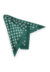 Wittchen - Damska apaszka z jedwabiu jednokolorowa. Kolor: zielony. Materiał: jedwab. Styl: klasyczny, elegancki #4