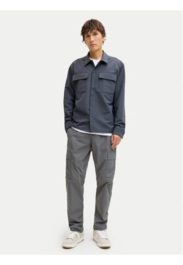 Jack & Jones Spodnie materiałowe Kane 12278911 Szary Relaxed Fit. Kolor: szary. Materiał: syntetyk
