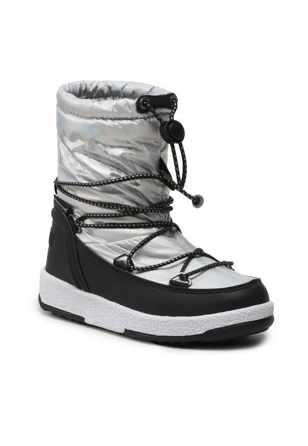 Śniegowce Moon Boot Jr Girl Boot Met 34052600003 Silver. Kolor: srebrny. Materiał: materiał