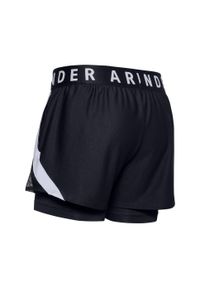 Spodnie do biegania damskie Under Armour Play UP 2IN1. Kolor: wielokolorowy, biały, czarny. Długość: krótkie. Sport: bieganie #2