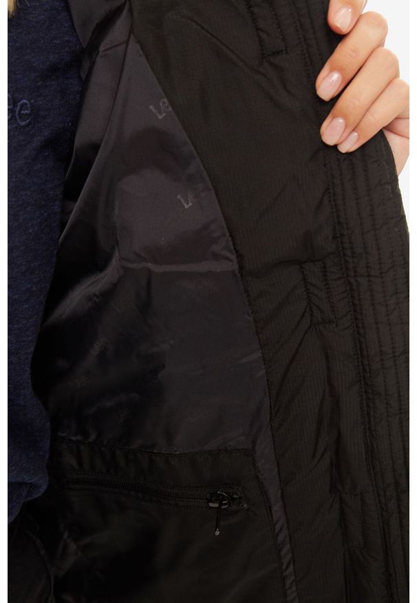 Lee - LEE PUFFER JACKET DAMSKA KURTKA ZIMOWA CIEPŁA BLACK L56VUM01 112113123. Sezon: zima