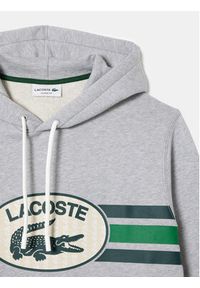 Lacoste Bluza SH1413 Szary Regular Fit. Kolor: szary. Materiał: bawełna