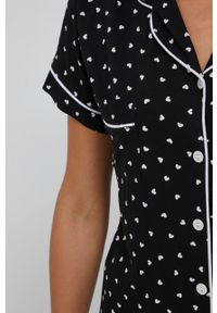 Answear Lab piżama damska kolor czarny. Kolor: czarny. Długość: krótkie #6