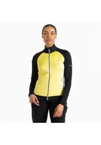 DARE 2B - Bluza turystyczna damska Elation II szybkoschnąca. Kolor: żółty. Materiał: polar. Sport: turystyka piesza