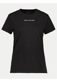 Didriksons T-Shirt Ingarö 505542 Czarny Regular Fit. Kolor: czarny. Materiał: bawełna