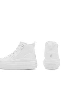skechers - Skechers Sneakersy 310253L WHT Biały. Kolor: biały. Materiał: materiał #8