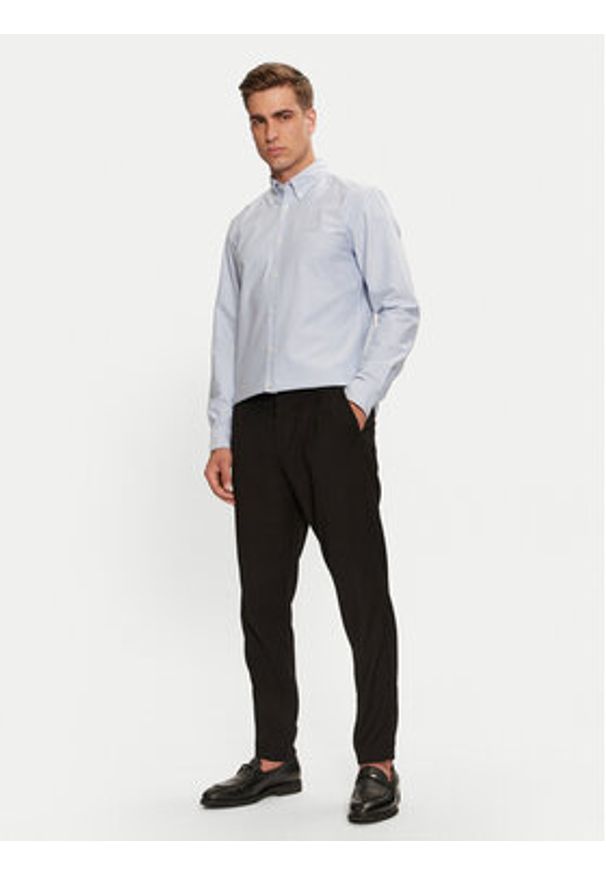 BOSS - Boss Koszula H-Roan 50520265 Błękitny Slim Fit. Kolor: niebieski. Materiał: bawełna