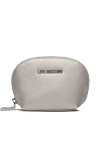 Love Moschino - LOVE MOSCHINO Kosmetyczka JC5352PP4IK2390B Srebrny. Kolor: srebrny. Materiał: skóra #1