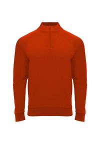 ROLY - Bluza Z Długim Rękawem Dla Dorosłych Unisex Epiro Quarter Zip. Kolor: czerwony. Długość rękawa: długi rękaw. Długość: długie