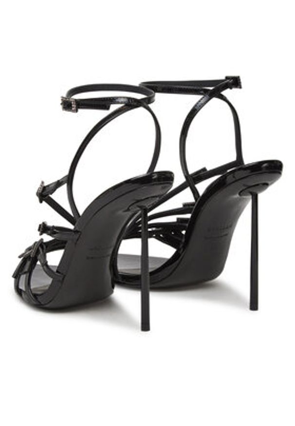 LE SILLA - Le Silla Sandały 6617C100BLPPKAB Czarny. Kolor: czarny. Materiał: skóra