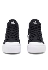 Adidas - adidas Sneakersy BRAVADA 2.0 MID PLATFORM IE2317 Czarny. Kolor: czarny. Materiał: materiał. Obcas: na platformie #6