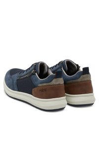 Rieker Sneakersy 16901-14 Granatowy. Kolor: niebieski. Materiał: materiał, syntetyk