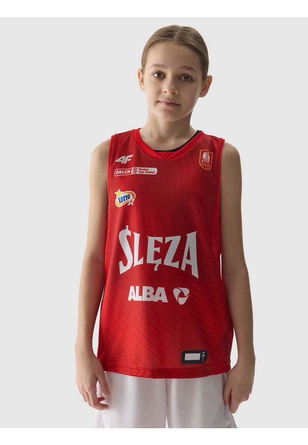 4f - 4F Tank top replika wyjazdowy z sezonu 2023/24 dziecięcy 4F x 1KS Ślęza Wrocław - multikolor 122/128 (6-8 lat). Kolor: wielokolorowy. Materiał: dzianina. Sezon: lato