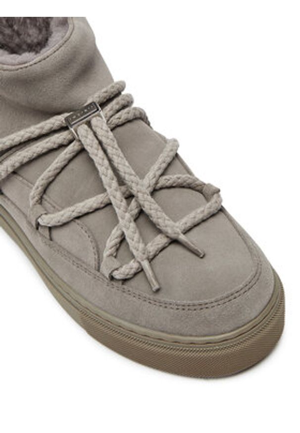 Inuikii Śniegowce Classic Low 75202-004 Szary. Kolor: szary. Materiał: zamsz, skóra
