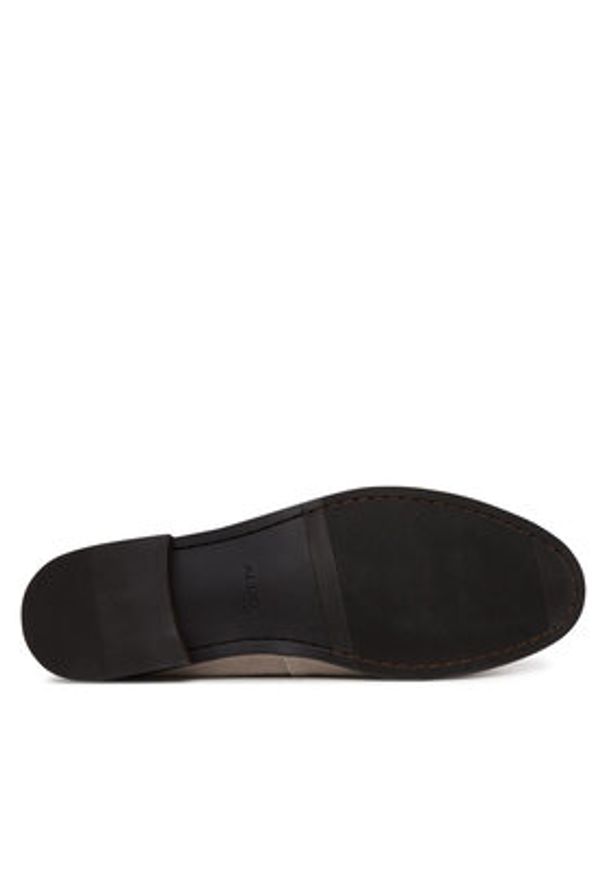 Aldo Półbuty Traveller 14006955 Szary. Kolor: szary. Materiał: skóra