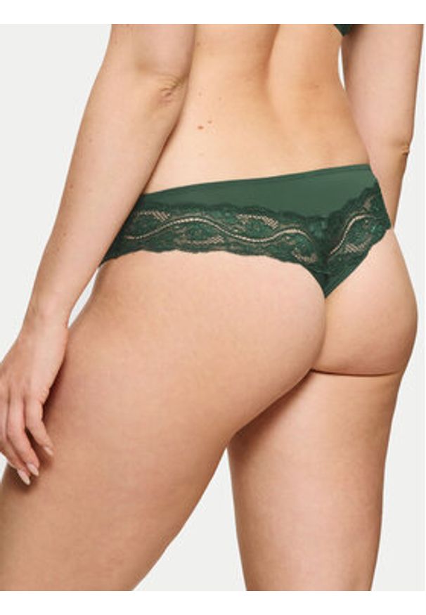 Triumph Figi brazylijskie Lovely Micro 10182554 Zielony. Kolor: zielony. Materiał: syntetyk