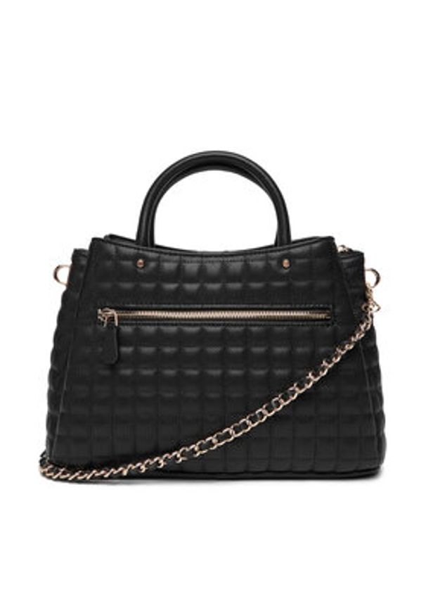 Guess Torebka Nadira HWQG84 24060 Czarny. Kolor: czarny. Materiał: skórzane