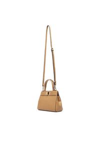 TOMMY HILFIGER - Tommy Hilfiger Torebka Th Modern Mini Satchel AW0AW18726 Brązowy jasny. Kolor: brązowy. Materiał: skórzane #5