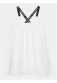 Karl Lagerfeld Kids Sukienka Z12246 D Biały Relaxed Fit. Kolor: biały. Materiał: syntetyk #3