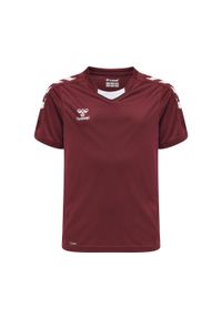Koszulka dziecięca Hummel hmlCORE XK. Kolor: czerwony, wielokolorowy, brązowy. Materiał: tkanina. Sport: piłka nożna #1