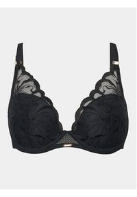 Chantelle Biustonosz braletka Fleurs C12M20 Czarny. Kolor: czarny. Materiał: syntetyk