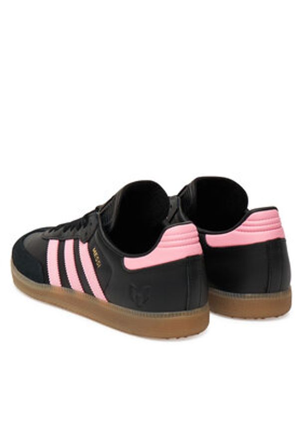 Adidas - adidas Buty do piłki nożnej Samba Messi Boots JP7845 Czarny. Kolor: czarny. Materiał: skóra