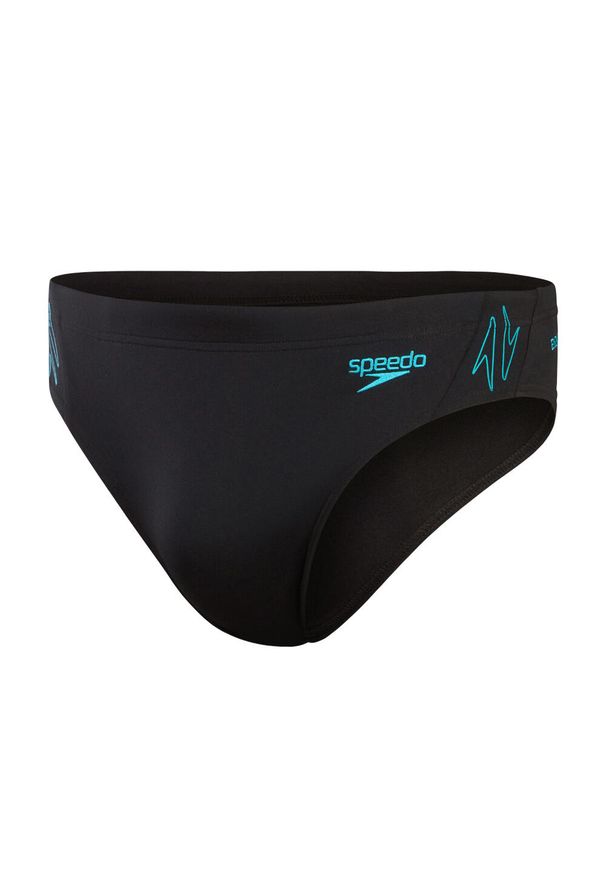 Speedo - Męskie Spodenki Kąpielowe Hyperboom Splice. Kolor: czarny, niebieski, wielokolorowy. Styl: sportowy