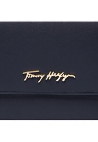TOMMY HILFIGER - Tommy Hilfiger Torebka New Tommy Crossover AW0AW12328 Granatowy. Kolor: niebieski. Materiał: skórzane #2